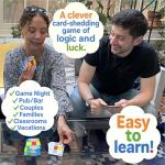 Niche Nation Games Overlap A Deceptively Simple Strategy Game - Mensa Award Winning Card Game - 2 Player Game or Up to 8 Players - Card Games for Adults and Families