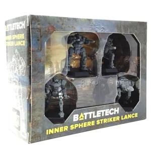 BattleTech: Inner Sphere Striker Lance Force Pack Boxed Set – For The World's Greatest Sci-Fi Miniatures Game Universe - By Catalyst Game Labs
