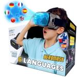 Heromask Virtual Reality Headset for Kids + Video Games to Learn Spanish Italian etc [Language Learning] VR for Kids. Kids Gifts for Boys and Girls for Age 5 to 12 Years Old. Educational