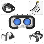 VR Headset,3D VR Glasses Virtual Reality Headset for iPhone & Android with Controller, Compatible 4.7-6.5 inch, Adjustable Universal Virtual Reality Goggles for Kids & Adults