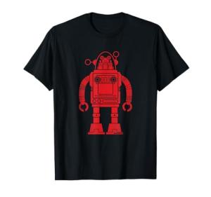 Retro Robot Nerd Vintage Sci-fi T-Shirt