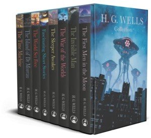 The Classic H. G. Wells Complete 8 Books Collection Box Set (War of the Worlds, Time Machine, World Set Free, First Men in the Moon, Invisible Man, Sleeper Awakes, Fascinating Short Stories & More)