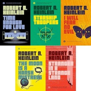 Starship Troopers Robert A Heinlein Classic 5 Book Set