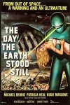Laminated The Day The Earth Stood Still 1951 Retro Vintage 50s Science Fiction Movie Alien Invasion UFO Robot Space Classic SciFi Movie Memorabilia Poster Dry Erase Wall Art 16x24