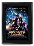 HWC Trading Guardians of The Galaxy 1 Chris Pratt and Cast 16 x 12 inch Framed Gifts Printed Poster Signed Autograph Picture for Movie Memorabilia Fans - 16" x 12" Framed