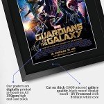 HWC Trading Guardians of The Galaxy 1 Chris Pratt and Cast 16 x 12 inch Framed Gifts Printed Poster Signed Autograph Picture for Movie Memorabilia Fans - 16" x 12" Framed