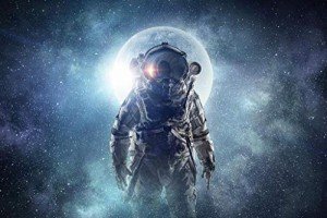 Astronaut Outer Space Fantasy Scifi Cool Wall Art Print Poster 24x36