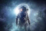 Astronaut Outer Space Fantasy Scifi Cool Wall Art Print Poster 24x36