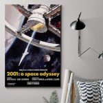 Bankie 2001 A Space Odyssey Sci-fi Movie Posters Decorative Room Aesthetic Bedroom Decor Wall Art Office Home Decor Festival Best Gift For Family Friends 12x18inch(30x45cm) Unframe-styl