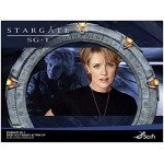 Amanda Tapping 8 x 10 Photo Stargate SG-1 SciFi Poster Two Images Inside Stargate Black Tee Dog Tags kn