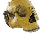 Pacific Giftware Cool Steampunk Design Human Skull Statue Sci-Fi