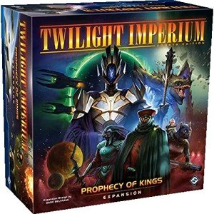 Fantasy Flight Games Twilight Imperium 4th Edition Board Game Prophecy of Kings Expansion - Sci-Fi Strategy Game, Adventure Game for Kids & Adults, Ages 14+, 3-8 Players, 4-8 Hour Playtime, Made