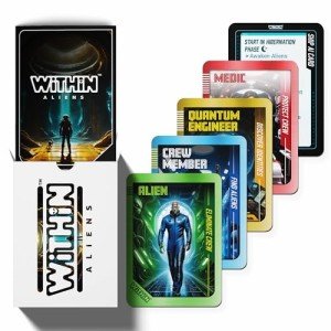 Within - Fun Space Card Game for Families & Adults | Best Board Game of 2024 for Parties & Game Nights | Sci-Fi Strategy with Hidden Aleins & Crew Battles | Fun Games for Adults & Family