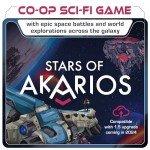 Stars of Akarios Strategy Campaign Board Game, Science Fiction Board Games for Adults & Kids, Epic Legacy Adventure, Cooperative Games (Ages 13+) 1-4 Players
