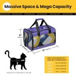 Conlun Airline Approved Cat Carrier - Purple
