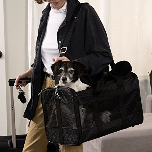 Sherpa Pet Carrier: Airline Approved - Black Lattice (Large)