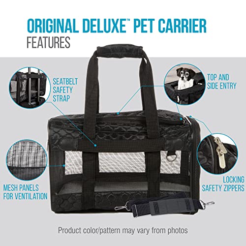 Sherpa Pet Carrier: Airline Approved - Black Lattice (Large)