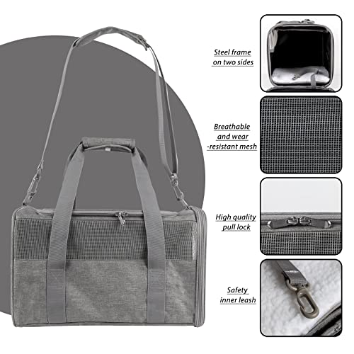 Soft Sided Cat Carrier Bag, Airline Approved (Medium)