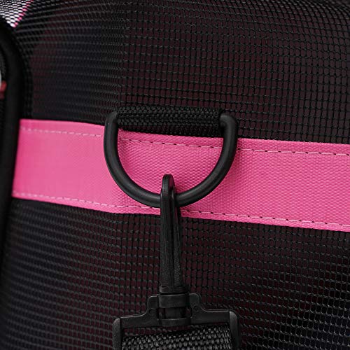 Soft-sided Cat Carrier for Travel - Pink