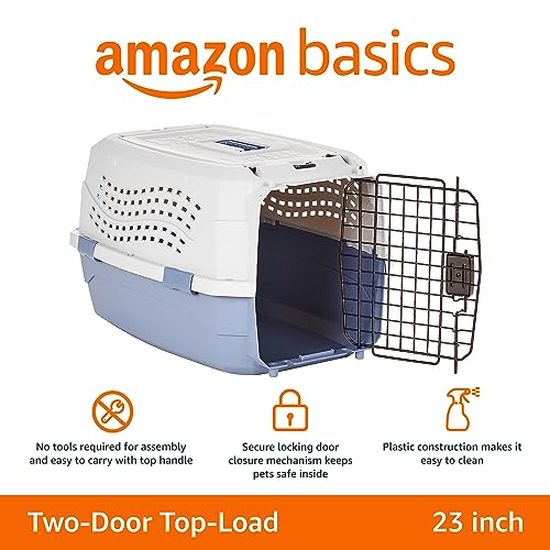 Cats' Pro Travel Carrier - Gray & Blue