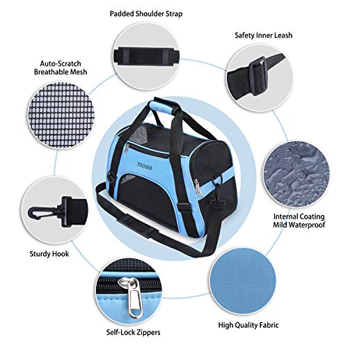 YLONG Foldable Cat Carrier: Comfortable and Airline Approved