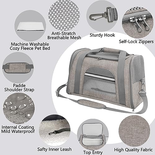 Pet Carrier for Air Travel - Small Dogs and Cats