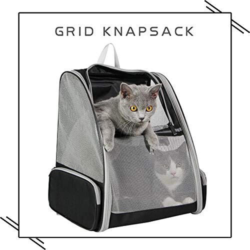 Texsens Traveler Bubble Backpack for Cats and Dogs (Black)