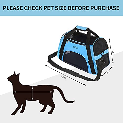 JMOON Soft-Sided Airline Approved Cat Travel Carrier