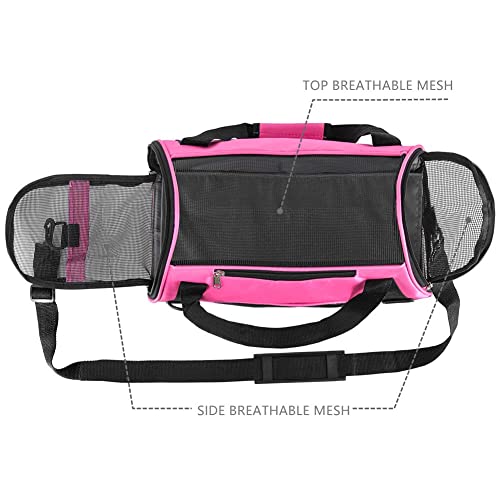 Portable Pet Carrier Bag for Cats - Small, Pink
