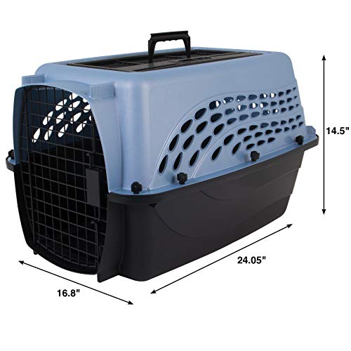 Small Dog & Cat Kennel, Top & Front Loading, 24" Length