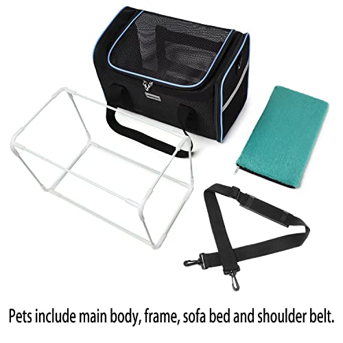 Soft Surface Pet Carrier for Cats, Dogs, and Rabbits