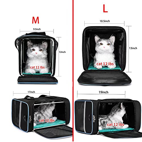 Soft Surface Pet Carrier for Cats, Dogs, and Rabbits