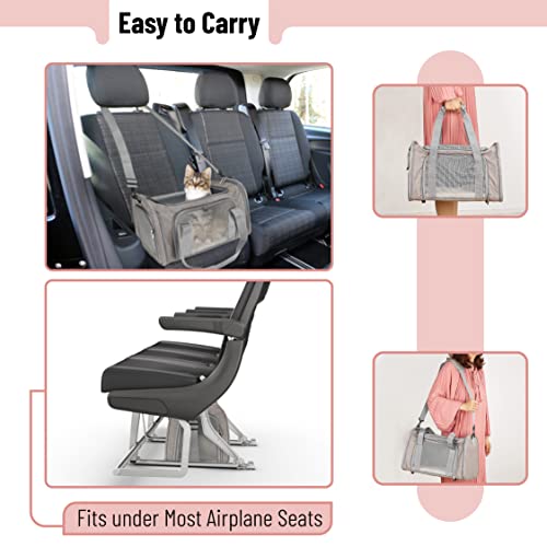 Soft-Sided Pet Carrier for Cats and Dogs