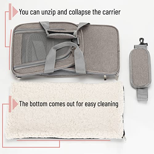 Soft-Sided Pet Carrier for Cats and Dogs
