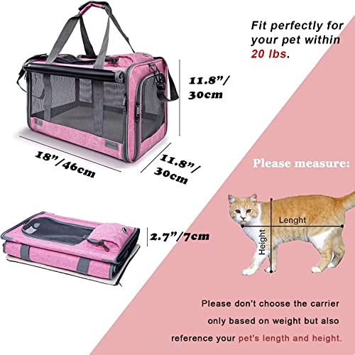 Soft-Sided Pet Carrier for Big and Medium Cats