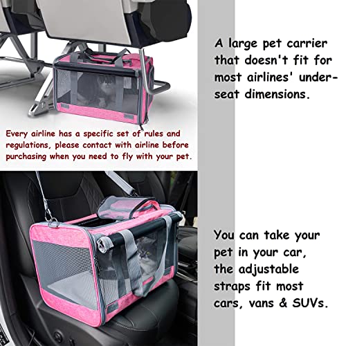 Soft-Sided Pet Carrier for Big and Medium Cats