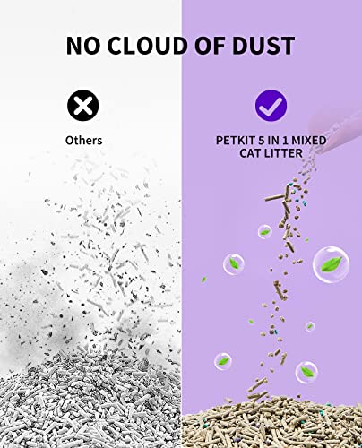 5-in-1 Cat Litter with Odor Control and Flushable Formula