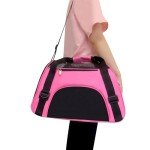 Portable Pet Carrier Bag for Cats - Small, Pink