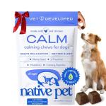 Natural Calming Chews for Dogs with Melatonin