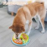 Interactive Slow Feeder Dog Bowl for All Sizes