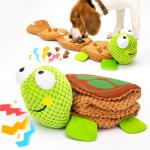 Lilfrd Squeaky Dog Puzzle Toy - Turtle Design