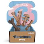 Benebone Puppy Chew Toys 4-Pack for Small Dogs
