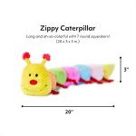 ZippyPaws Caterpillar Dog Toy with Squeakers