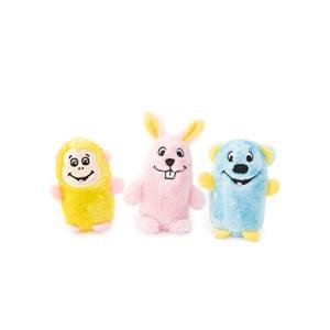ZippyPaws Squeakie Buddies Plush Dog Toy Pack