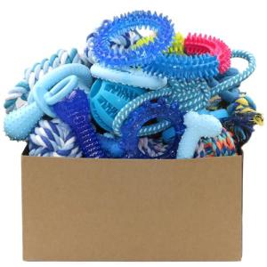 20 Pack Blue Puppy Chew Toy Bundle