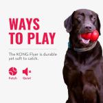 KONG Flyer Natural Rubber Flying Disc for Dogs