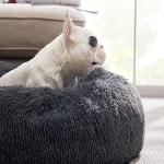 Bedsure Donut Calming Dog Bed for Medium Dogs