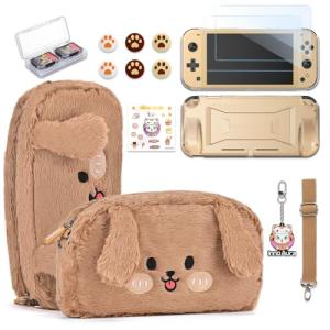 Switch Lite Accessory Bundle with Dog Plush Bag