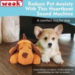 WEOK Heartbeat Puppy Toy for Calming Support