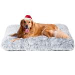 EHEYCIGA Extra Large Fluffy Dog Crate Bed
